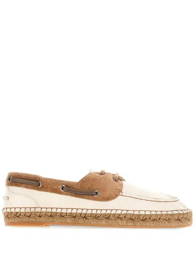 BRUNELLO CUCINELLI LEATHER LOAFERS