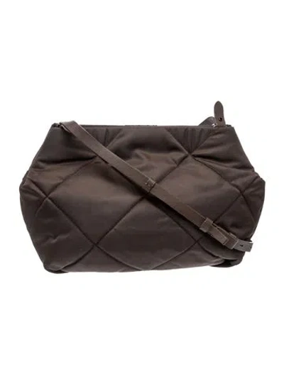 Pre-owned Brunello Cucinelli Leather Messenger Bag In Brown