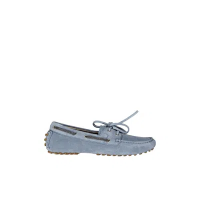 Brunello Cucinelli Leather Moccasin Moccasin In Blue