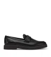 Brunello Cucinelli Leather Monili Penny Loafers In Animal Print