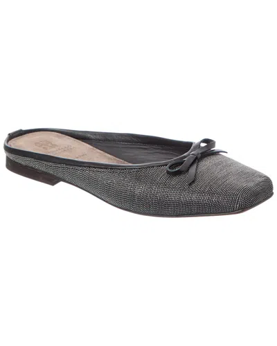 BRUNELLO CUCINELLI BRUNELLO CUCINELLI LEATHER MULE