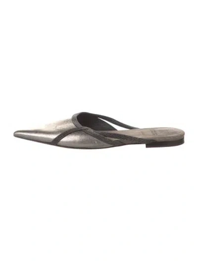 Pre-owned Brunello Cucinelli Leather Mules