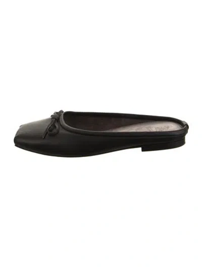 Pre-owned Brunello Cucinelli Leather Mules In Black