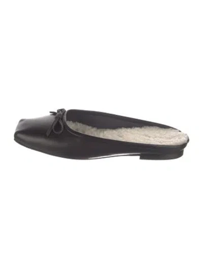 Pre-owned Brunello Cucinelli Leather Mules In Black