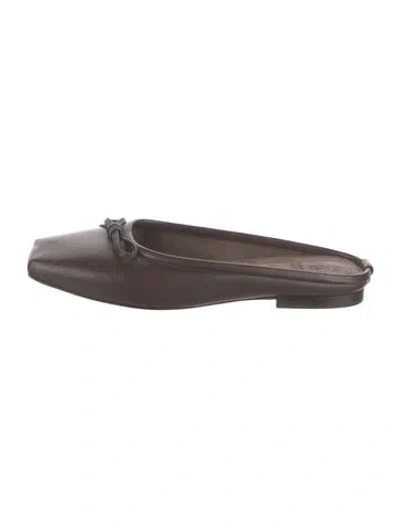 Pre-owned Brunello Cucinelli Leather Mules In Brown