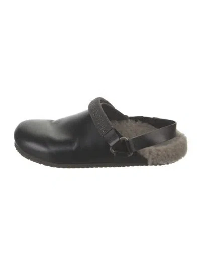 Pre-owned Brunello Cucinelli Leather Mules In Multicolor