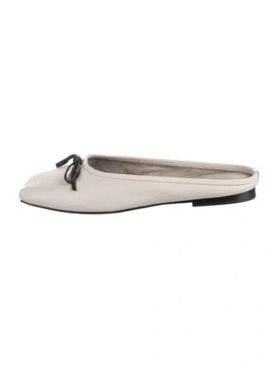 Pre-owned Brunello Cucinelli Leather Mules In Neutral