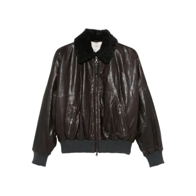 BRUNELLO CUCINELLI BRUNELLO CUCINELLI LEATHER OUTERWEARS