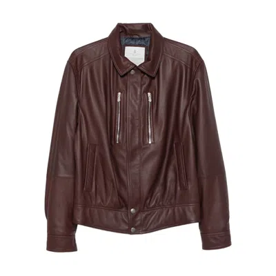 BRUNELLO CUCINELLI BRUNELLO CUCINELLI LEATHER OUTERWEARS