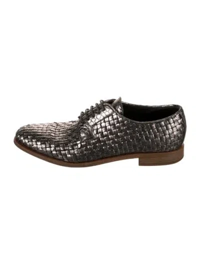 Pre-owned Brunello Cucinelli Leather Oxfords In Black