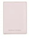 Brunello Cucinelli Passport Holder In Leather With Textured Finish