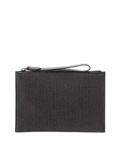 Brunello Cucinelli Leather Pouch In Black