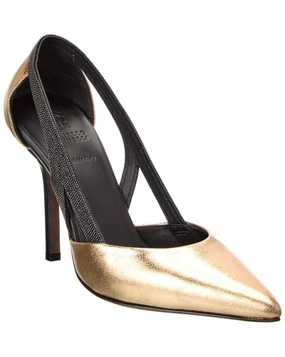 BRUNELLO CUCINELLI BRUNELLO CUCINELLI LEATHER PUMP