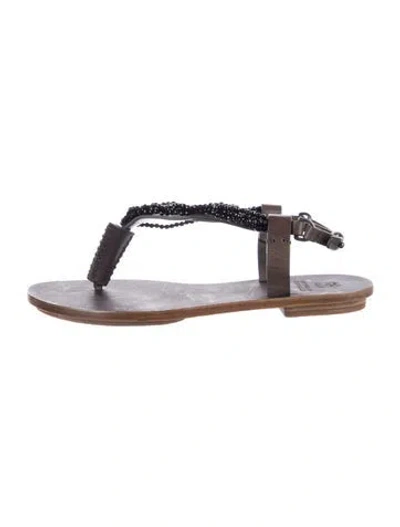 Pre-owned Brunello Cucinelli Leather Pumps In Multicolor