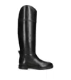 Brunello Cucinelli 20mm Leather Riding Boots In Gold