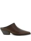 Brunello Cucinelli 'precious Heels' Sabots In Brown