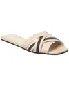 Brunello Cucinelli Leather Sandal In Multi