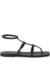 Brunello Cucinelli Square-headed Flat Sandals