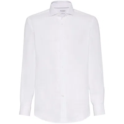 BRUNELLO CUCINELLI LEATHER SHIRTS