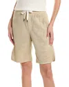 Brunello Cucinelli Leather Short In Multi