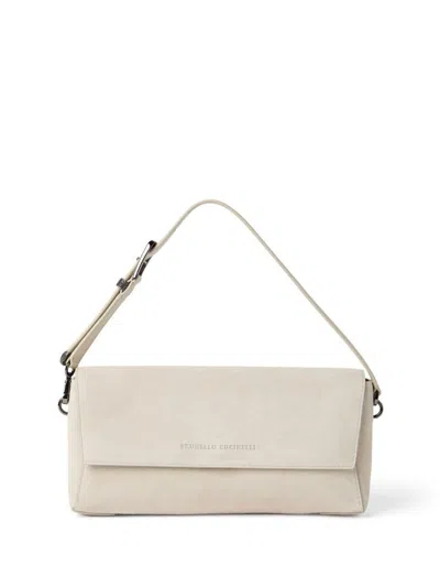 BRUNELLO CUCINELLI BRUNELLO CUCINELLI LEATHER SHOULDER BAG