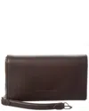 Brunello Cucinelli Leather Shoulder Bag In Brown