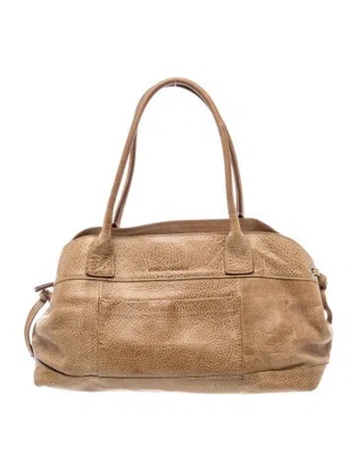Pre-owned Brunello Cucinelli Leather Shoulder Bag In Brown