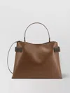 Brunello Cucinelli Women Leather Shoulder Bag With Monili Detail