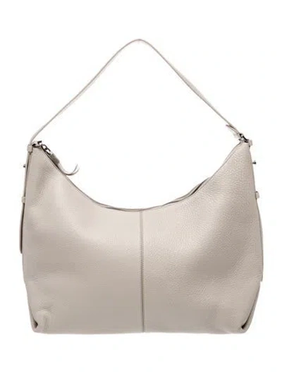 Pre-owned Brunello Cucinelli Leather Shoulder Bag In Neutral