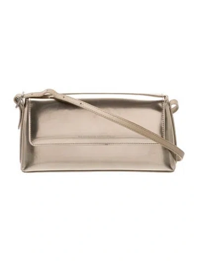 Pre-owned Brunello Cucinelli Leather Shoulder Bag In Neutral