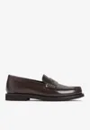 Brunello Cucinelli Leather Slip-on Loafers