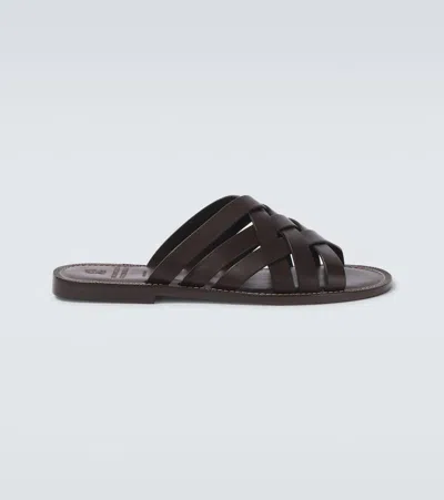 Brunello Cucinelli Sandals In Brown