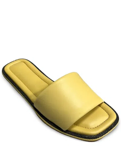 Brunello Cucinelli Leather Slippers