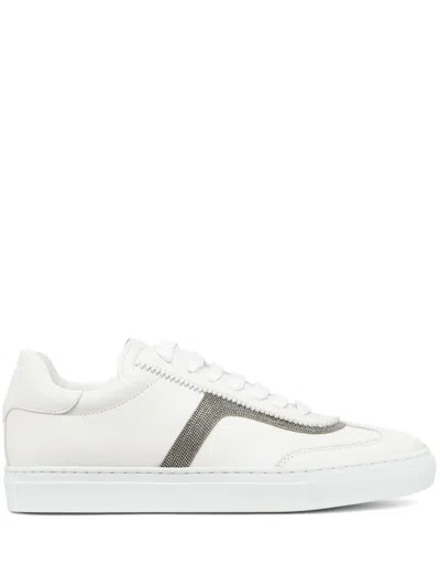 BRUNELLO CUCINELLI BRUNELLO CUCINELLI LEATHER SNEAKERS