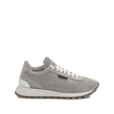 BRUNELLO CUCINELLI LEATHER SNEAKERS