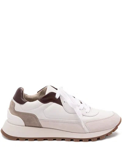 BRUNELLO CUCINELLI BRUNELLO CUCINELLI LEATHER SNEAKERS