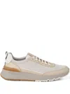 Brunello Cucinelli Beige Washed Suede Runners In Neutral