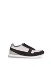Brunello Cucinelli Suede Panelled Trainers In Black
