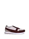 Brunello Cucinelli Leather Sneakers In Red