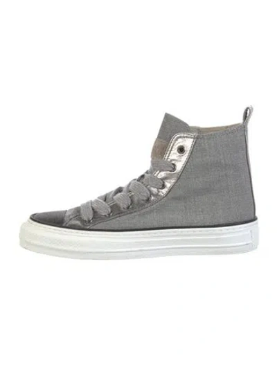 Pre-owned Brunello Cucinelli Leather Sneakers