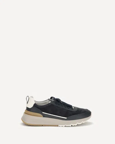 Brunello Cucinelli Leather Sneakers In Black