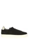 Brunello Cucinelli Men's Grained Calfskin Sneakers In Gray