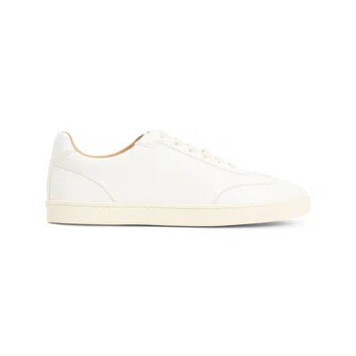 Brunello Cucinelli Leather Sneakers Men In Multicolor