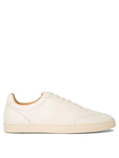 Brunello Cucinelli Leather Sneakers Sneakers & Slip-on In Neutrals