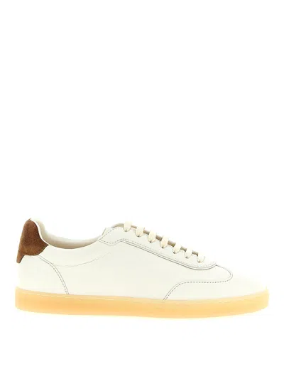 BRUNELLO CUCINELLI LEATHER SNEAKERS