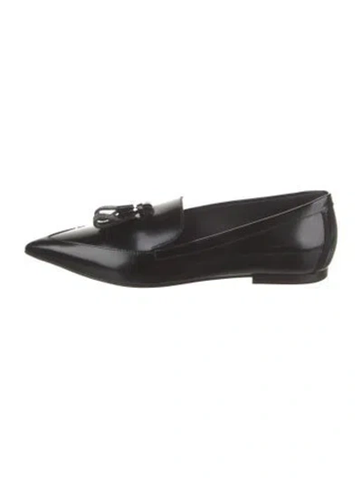 Pre-owned Brunello Cucinelli Leather Studded Accents Loafers In Black
