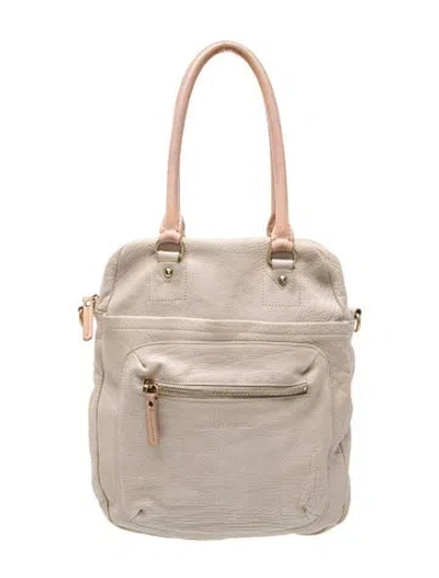 Pre-owned Brunello Cucinelli Leather Top Handle Bag In Brown