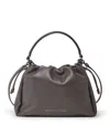 Brunello Cucinelli Small Soft Leather Mellow Bucket Bag In Brown