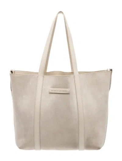 Pre-owned Brunello Cucinelli Leather Tote In Neutral