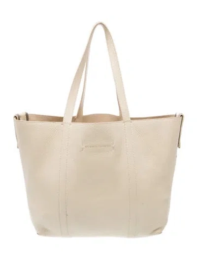 Pre-owned Brunello Cucinelli Leather Tote In Neutral